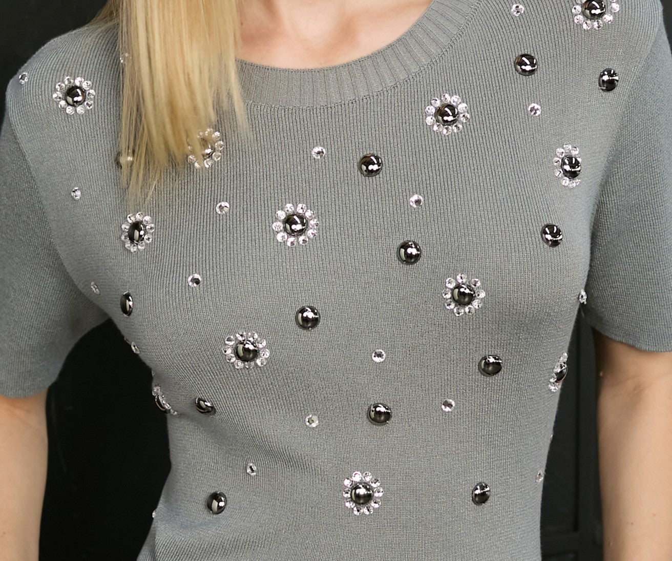 Top tricot - Gris