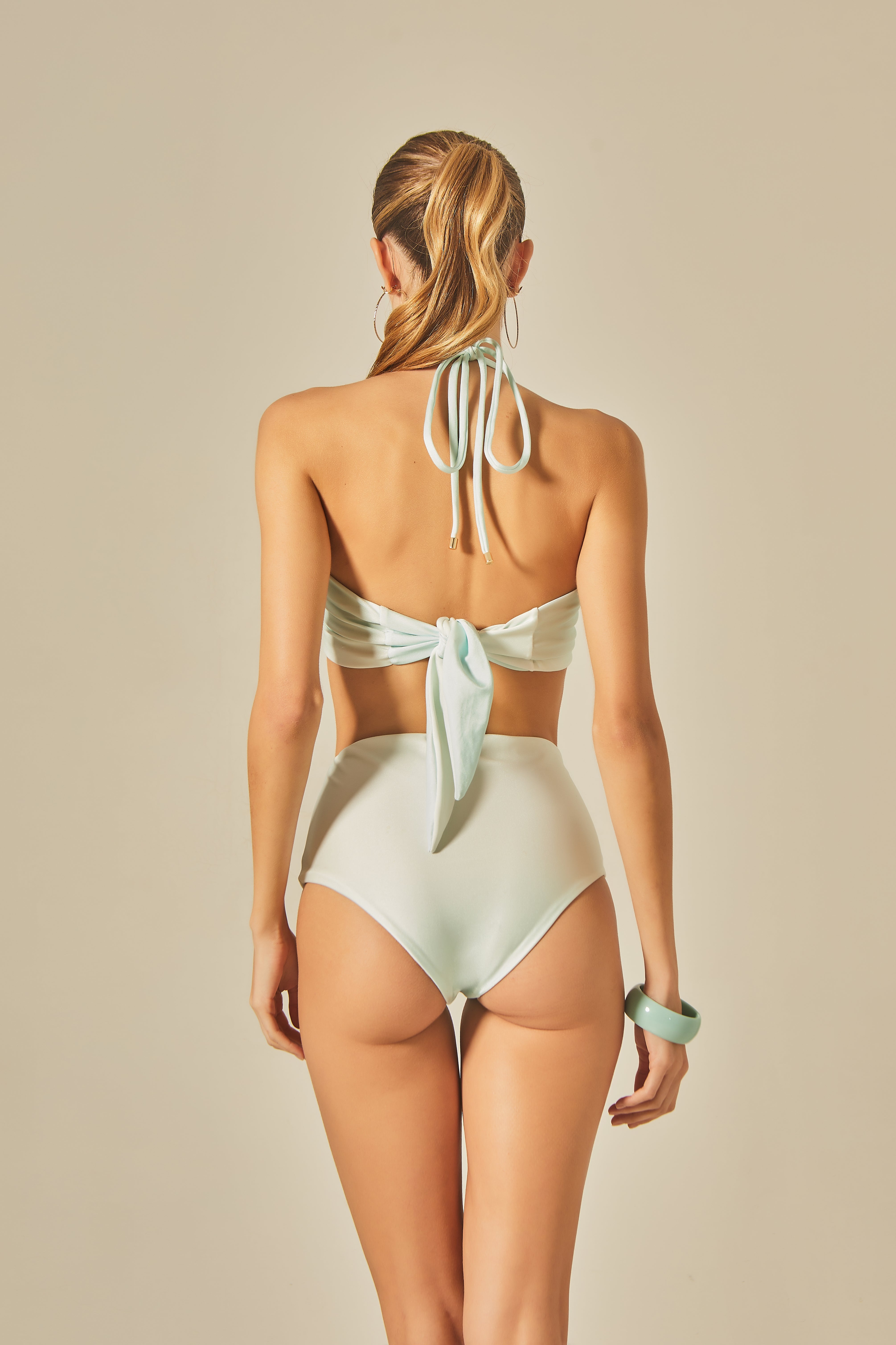 BAS DE BIKINI BARDOT - VERT DÉGRADÉ